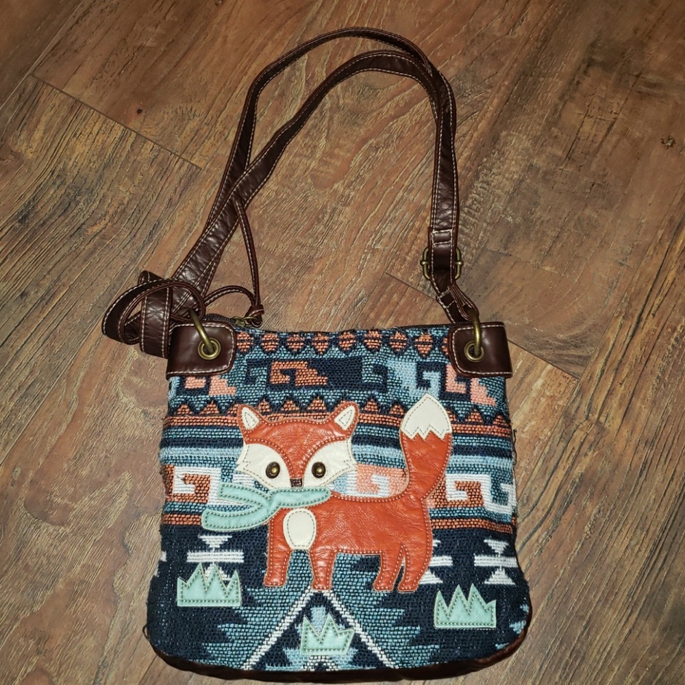 Adorable crossbody fox purse